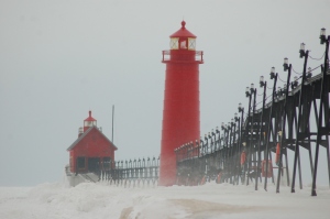 Grand Haven Lighthouse winter